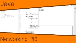 Java Ep33  Networking Pt3  Multithreaded client [upl. by Eimme169]