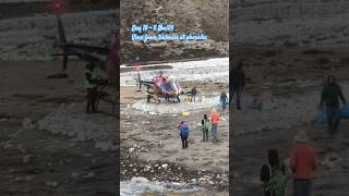 Helicopter 🚁 Evacuation from Pheriche helipadView from tea house pheriche resort Read description [upl. by Leihcar]