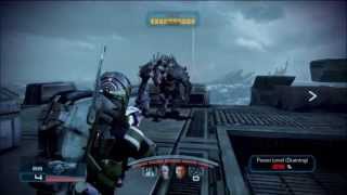 Mass Effect 3 Infiltrator Shepard can nearly kill a Brute with a heavy melee [upl. by Nitaj]