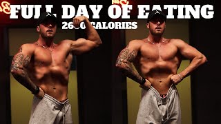 2600 Calorie Full day of eating  REST DAY [upl. by Yrian]