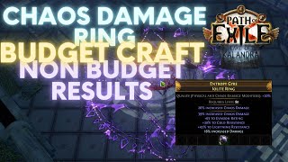 Path of Exile 319 How to craft 60 chaos damage rings for Bane ED FR or Toxic Rain for cheap [upl. by Mitchael]