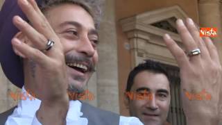 Le prime nozze gay di Roma gli anelli di Luca e Francesco [upl. by Itnava]