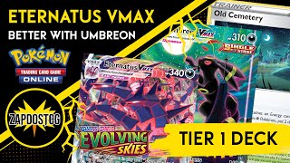 Eternatus VMAX Deck With Umbreon VMAX Post Rotation Is Tier 1 Pokemon TCG [upl. by Annawd98]