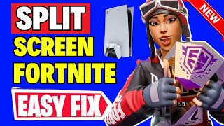 How to Fix Split Screen on Fortnite PS5 [upl. by Geesey]