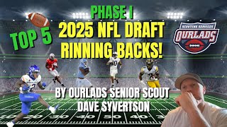 Top 5 NFL Draft 2025 Running Backs Phase 1 [upl. by Ahcim]