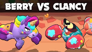 BERRY VS CLANCY  1 vs 1  Brawl Stars [upl. by Fanchet]