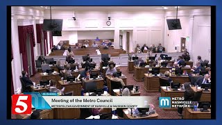 Metro City Council defers MNPD program to access private surveillance faster [upl. by Francklyn]