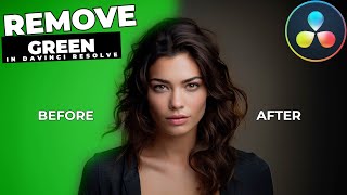 How To Remove GREEN SCREEN In Davinci Resolve [upl. by Ybab]