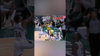 NASTY GIANNIS BLOCK ON LEBRON 🚫🔥🚫 [upl. by Igig570]