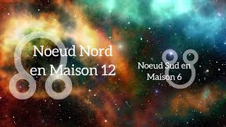 Noeud Nord en Maison 12 et  ou en Poissons  Astrologie [upl. by Assin811]