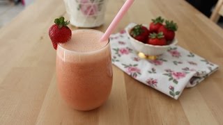 Pick me Up Strawberry Banana and Orange Smoothie [upl. by Lafleur]