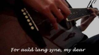 Auld Lang Syne guitar cover [upl. by Ahsilif235]