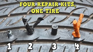 Four Repair Kits One Tire [upl. by Trisha]