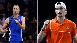 Tennis Elbow 4 Alexander Zverev vs Ugo Humbert  Paris Final 2024 [upl. by Acinoryt]