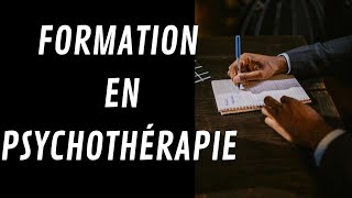 FORMATION EN LIGNE EN PSYCHOTHÉRAPIE [upl. by Aleka352]