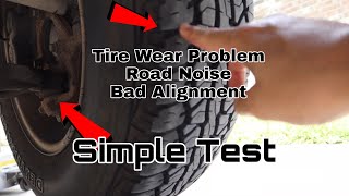 How to Check if a Lower Ball Joint is Bad Suspension Noises amp Tire wear  On a Chevrolet Silverado [upl. by Rimaa]