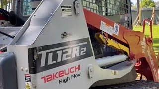 Takeuchi TL12 service [upl. by Kamat]