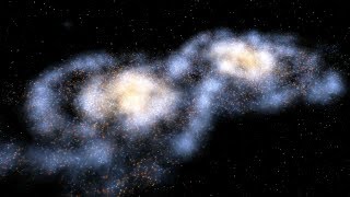 When Two Galaxies Collide at Light Speed  Universe Sandbox 2 [upl. by Hortensia214]