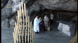 Chapelet à Lourdes du 23 février 2019 [upl. by Sukhum]