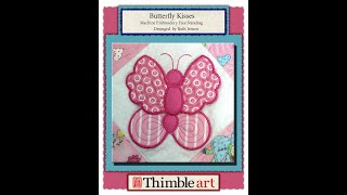 Butterfly KissesMachine embroidery [upl. by Nazario]