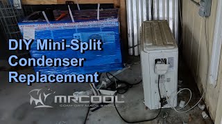 Replacing MRCOOL DIY MiniSplit Condenser Unit [upl. by Vanden350]