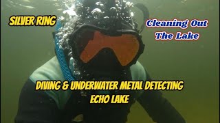 Lets Find Some Stuff  Echo Lake Diving amp Underwater Metal Detecting mondaydigs metaldetecting [upl. by Bergeron401]