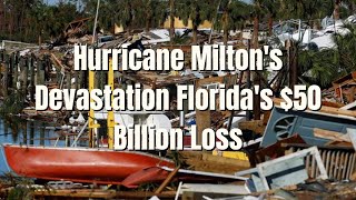 Hurricane Miltons Devastation Floridas 50 Billion Loss [upl. by Wind]