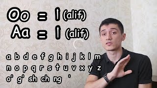 Learning Uzbek Uzbek alphabet Uzbek language  Özbekçe öğrenme Özbek alfabesi Özbek dili [upl. by Negiam]