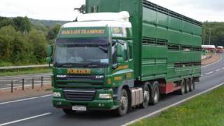 TRUCKS LORRIES NEAR DUNDEE SCOTLAND 2009 [upl. by Ronoh]