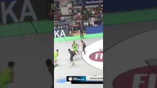 Barra Njies pointofattack defense the steal and the flush FibaYouthBball FibaEuroCup [upl. by Maurizia]