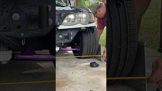 How to align a car with toe plates carguy shorts mechanic bmw automobile [upl. by Ulrika]