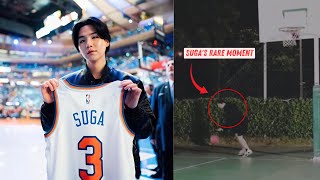 BTS News Today❗BTS Suga Practices Basketball at His Mothers House netizens became excited [upl. by Skelly]