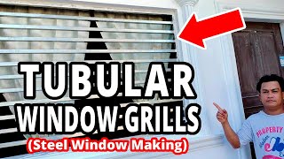 Welding Tutorial Window Metal Tubular Grill DIY [upl. by Angle]