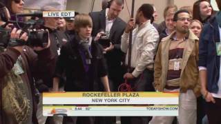 Justin Bieber  One Time  Live TODAY SHOW [upl. by Chadbourne]