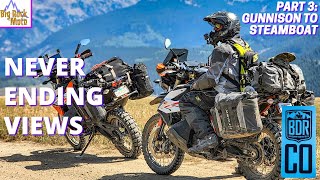 Colorado Adventure Motorcycling  The Scenery Never Stops Part 3 of 3 [upl. by Iliam]