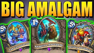 Making UNSTOPPABLE Taunts with Amalgam Rogue  Hearthstone [upl. by Mis]