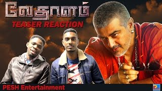 Vedalam Teaser Reaction  Ajith  PESH Entertainment [upl. by Edelman]