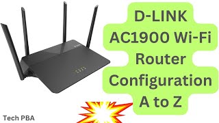 DLink AC1900  DLINK AC1900 WiFi Router Setup and Configuration A to Z  DIR 878 [upl. by Schnurr844]