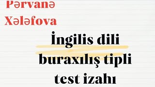 20 sınaq ingilis dili test izahı [upl. by Mufi]