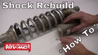 How To Rebuild a Motorcycle Shock [upl. by Aon]