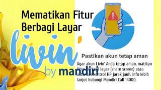 Cara Mengatasi Livin Mandiri Pastikan Akun Tetap Aman [upl. by Hyo]