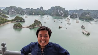 Ha Long Bay Day Trip  Vietnam Vlog 🇻🇳 [upl. by Irat]