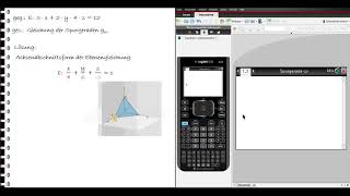 SpurgeradenBeispielaufgabe mit CAS [upl. by Danyette]