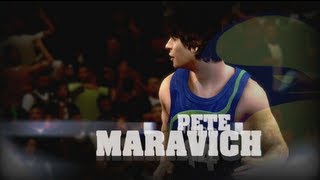 Pistol Pete Maravich Tribute  NBA 2K13 Highlights [upl. by Ark]