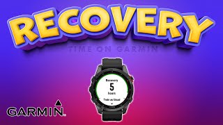 How To Access Recovery Hours On Garmin Watch  Garmin Recovery Time [upl. by Neffirg350]