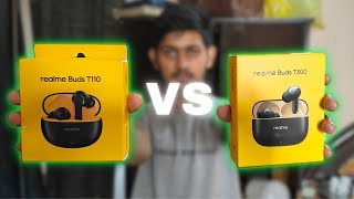 Realme T110 vs T300 Earbuds Comparison  Worth The Extra 700 Rs [upl. by Zanlog]