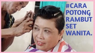 CARA POTONG RAMBUT SET WANITA [upl. by Towrey]