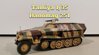 Tamiya 135 Hanomag Sdkfz 2511 Full build [upl. by Octavus]