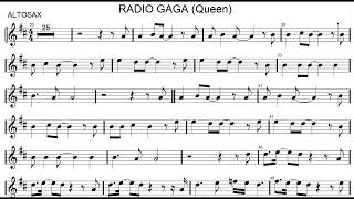 RADIO GAGA  Altosax  PREVIEW [upl. by Tawney]