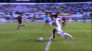 Santos 4 x 5 Flamengo Elano bate penalti com cavadinha e Felipe defende na Embaixadinha 270711 [upl. by Yrroc228]